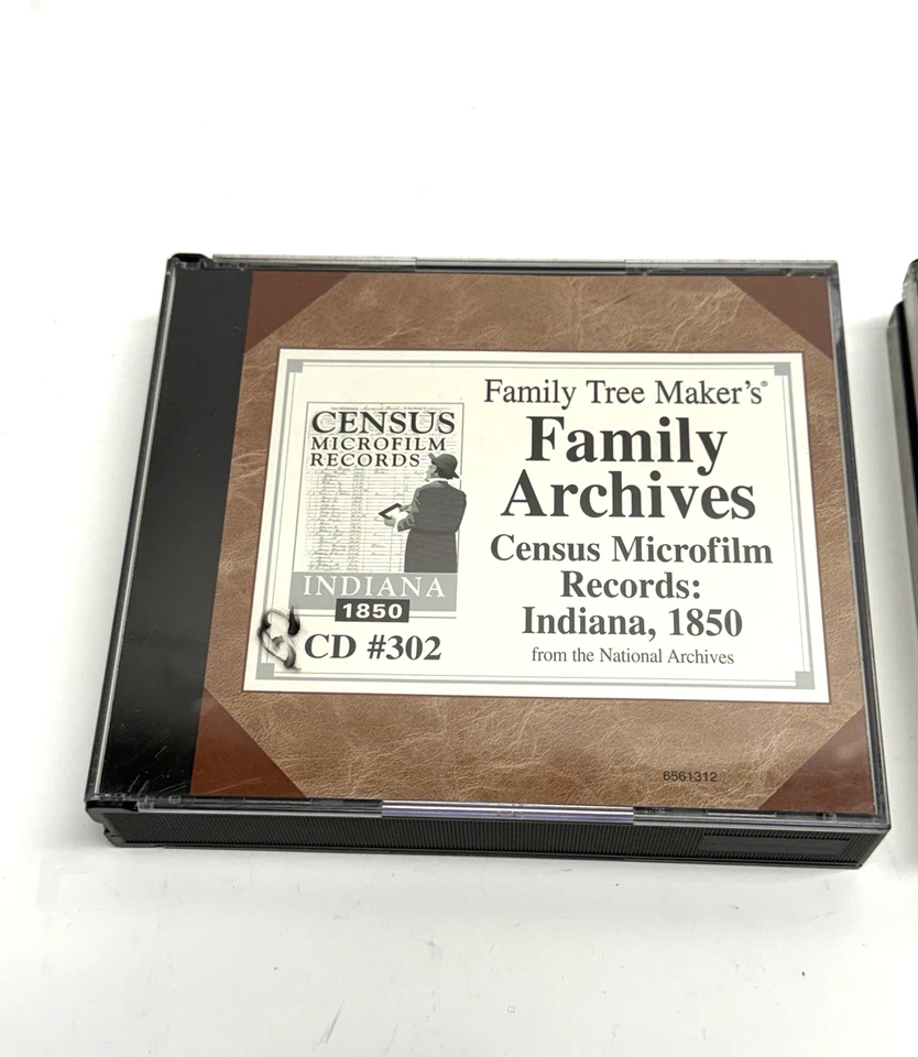 Vintage Lot of 2 Family Tree Maker's Census Microfilm Records: Indiana #302 #303 - Image 2 of 4