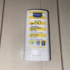 Mustela Mineral Baby Sunscreen Stick Face and Body - SPF 50 - 0.6oz