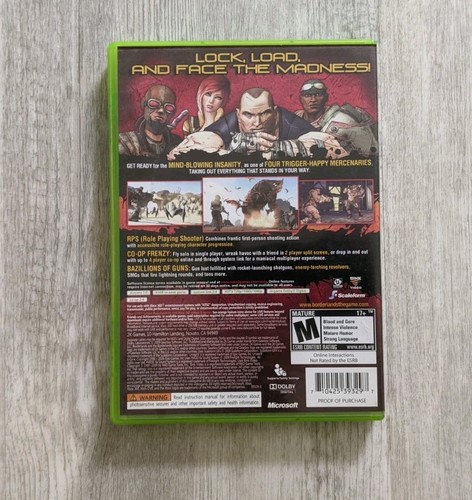 Borderlands 1 & 2 Lot Xbox 360 - Complete CIB 2009 2012 - Picture 3 of 11