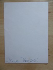 Dana Vavrova autograph signed 10x15 cm index card