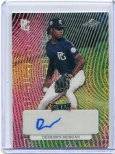2023 Leaf Perfect Game Showcase Color Blast Mojo DeShawn Morgan Auto 1/1