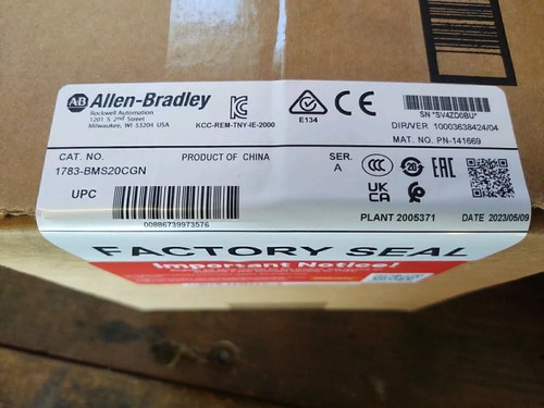 New Sealed Allen-Bradley 1783-BMS20CGN SER A Stratix 5700 20-Port Managed Switch - Picture 2 of 4