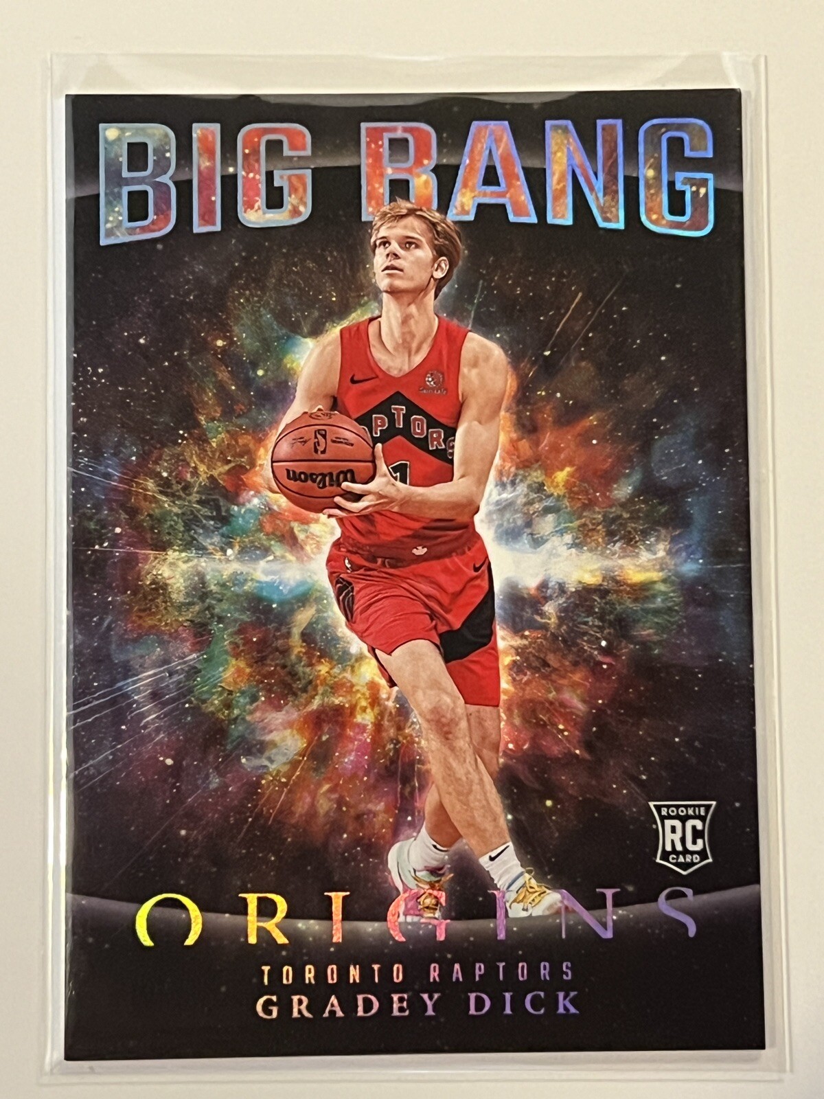 2023-24 Origins Raptors Gradey Dick RC #9 - SSP Big Bang Insert Case Hit