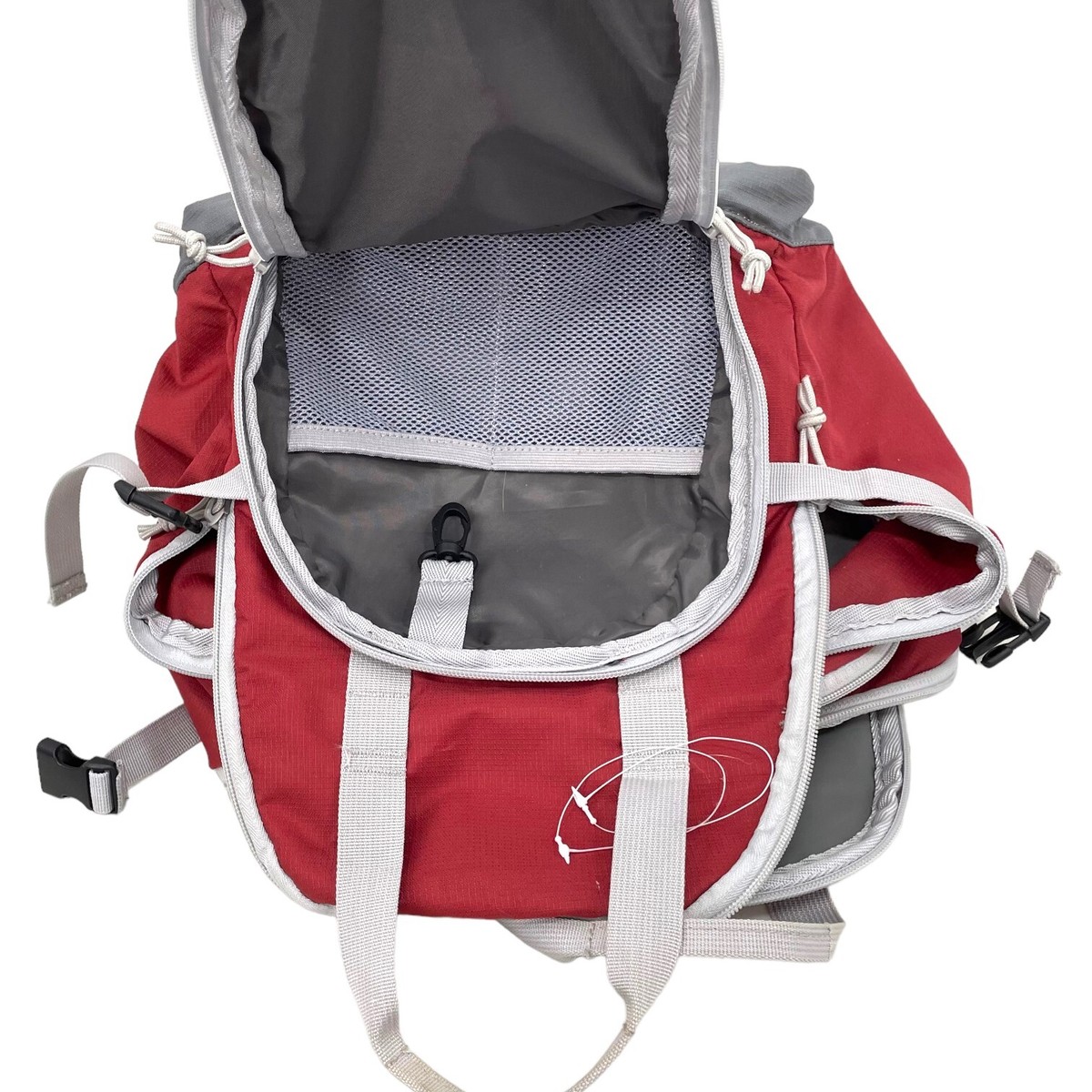 Kelty Red Gray Portable Pocket Picnic Table Backpack Hiking Camping Cooler Bag Kelty Red Gray Portable Pocket Picnic Table Backpack Hiking  main image 3