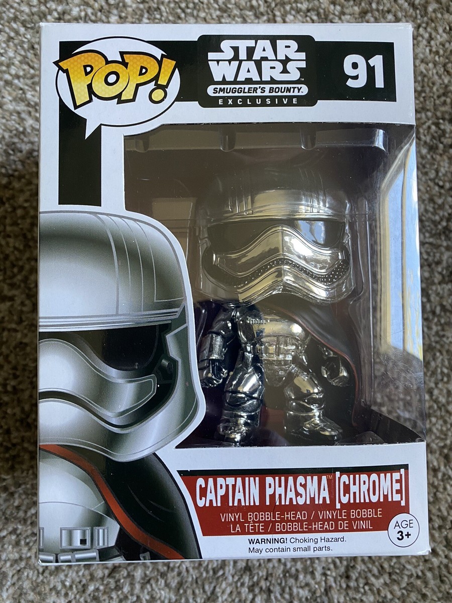Funko Pop! Vinyl: Star Wars - Captain Phasma - (Chrome Silver) #91