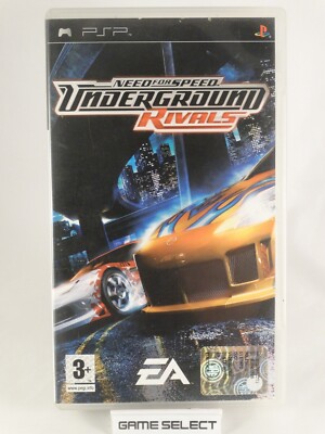 NEED FOR SPEED Underground Rivals PSP PlayStation Pal - Original Komplett
