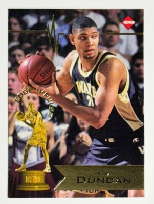 Tim Duncan 1997 Collector's Edge Basketball 1st Pick Rookie #1 (RC)