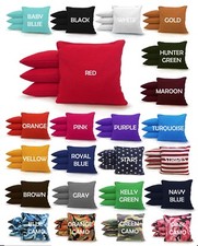 Cornhole Bags -Pack of 4- Regulation size  weight -19 Colors- High Quality Bag
