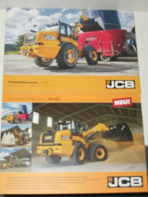 JCB Telescopic Wheel Loader TM 420 Brochures from 03/2018 and 11/2017 (846)