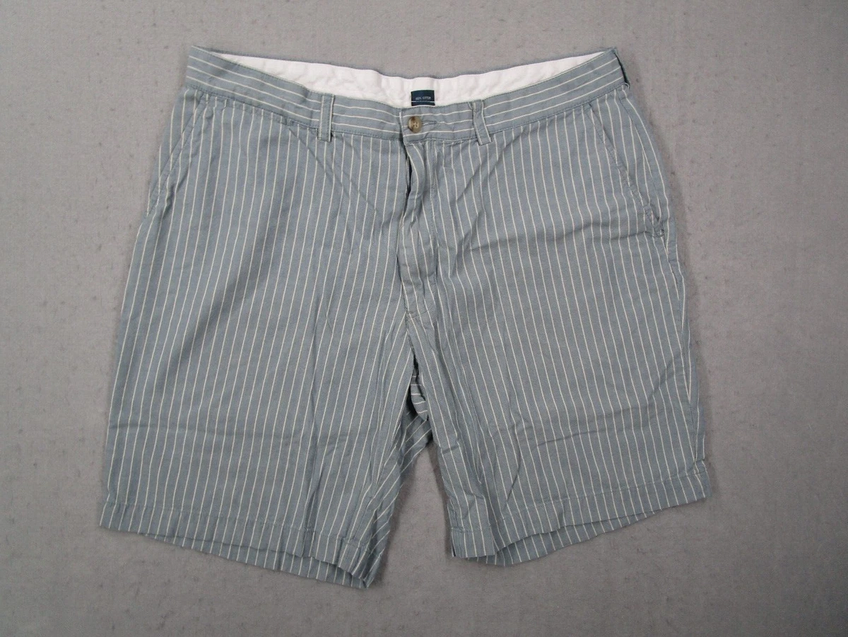 Polo Ralph Lauren Prospect Shorts Mens 36 Blue Striped Flat Front