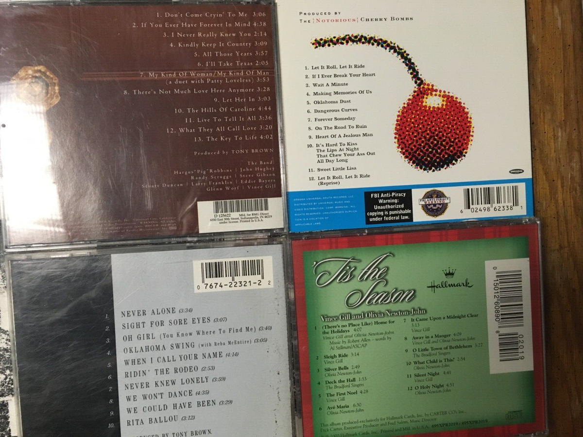 Vince Gill Notorious Cherry Bombs Tis The Season Key High Lonesome
