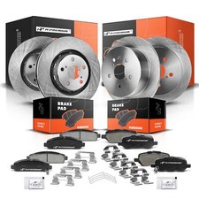 A-Premium Disc Brake Rotors & Pads Front & Rear for Toyota Venza 2009-2016 2.7L
