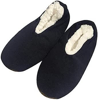 Amazon House Sock Slippers Mens Slipper Socks With Grippers Fuzzy
