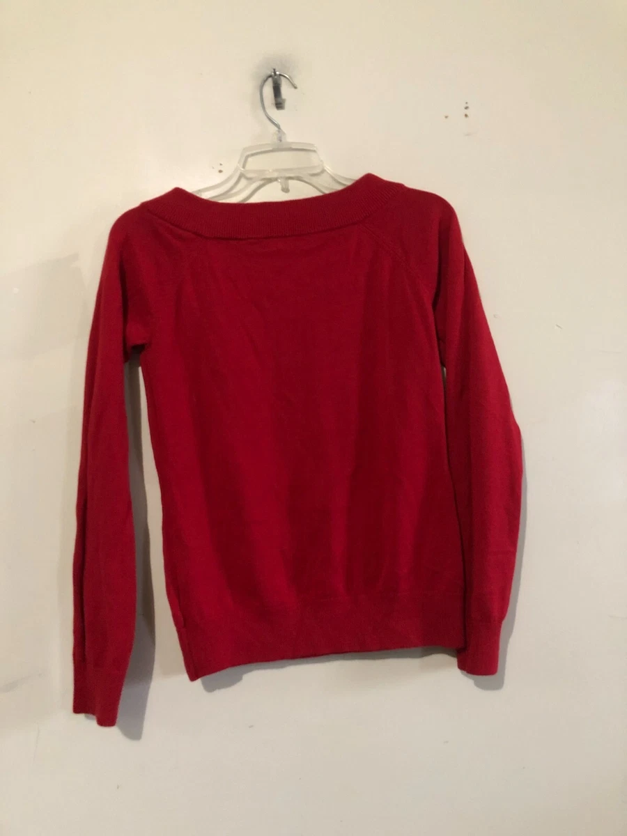 Petite red best sale sweater