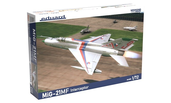 Eduard Plastic Kits 7469 - 1:72 MiG-21MF Interceptor 1/72 Weekend Edition - New