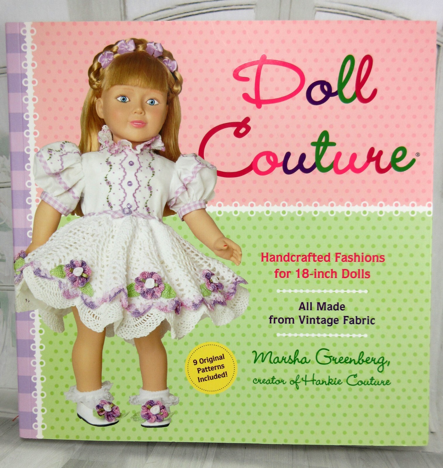 FITS BARBIE 60's BELL BOTTOM DOLL PANTS PEACE SIGN HIPPIE HANKIE