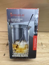 Spiegelau Crystal Cocktail Mixing Glass Perfect Serve Collection Open Box
