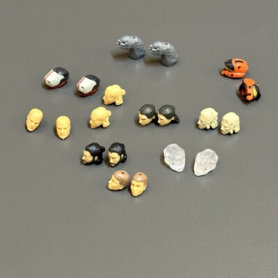 Lot 20 Heads HALO Mega Bloks Construx Building Figure UNSC MARINE Elite COD #UT3