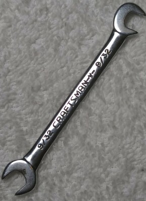 Craftsman V Open End  Wrench 9/32 -V- Ignition Midget
