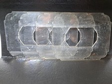 PLACCA TRASPARENTE SALVAMURO PRESE ELETTRICHE VINTAGE 4 PEZZI _no Vimar Biticino