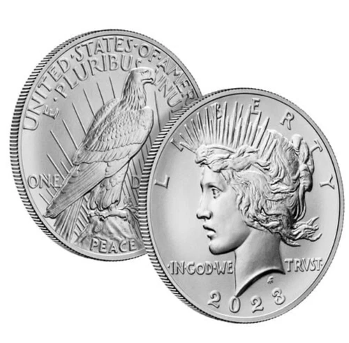 2023 P Peace Silver Dollar $1 Uncirculated Coin COA & OGP Direct from USMint