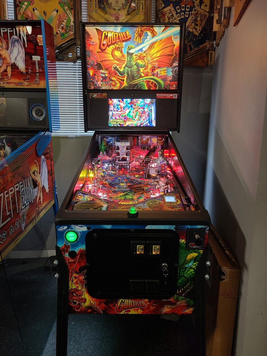 Godzilla Premium Pinball Machine from Stern