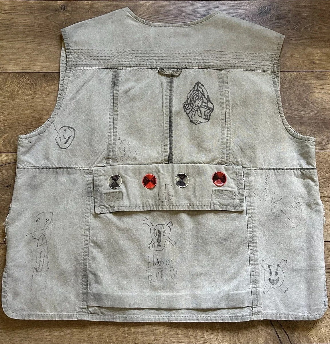ウェア 90s LAND'S END fisherman vest Land's End 90s Fisherman Vest L Vintage Casual Multi-Color