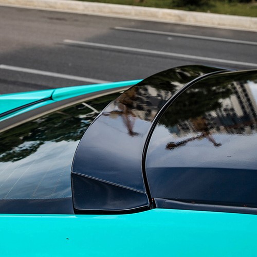 For 16-21 Honda Civic ABS Glossy Black Rear Roof Window Visor Spoiler Wing - Picture 16 of 18