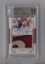 MARK APPEL 2013 LEAF TRINITY JUMBO 3 COLOR LOGO PATCH AUTO RC ASTROS BGS 9.5 10