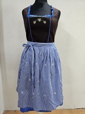 EK5674 Damen Dirndl von NKD, braun/blau/weiß, Gr. 44