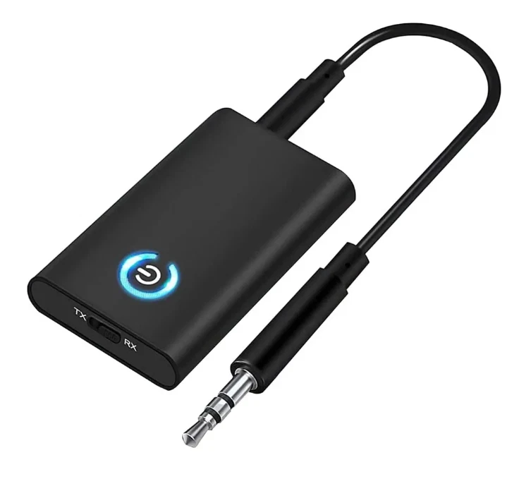 Bluetooth 5.0 Transmitter Empfänger Sender 2in1 Adapter für TV Kopfhörer Audio - Bild 2 von 4