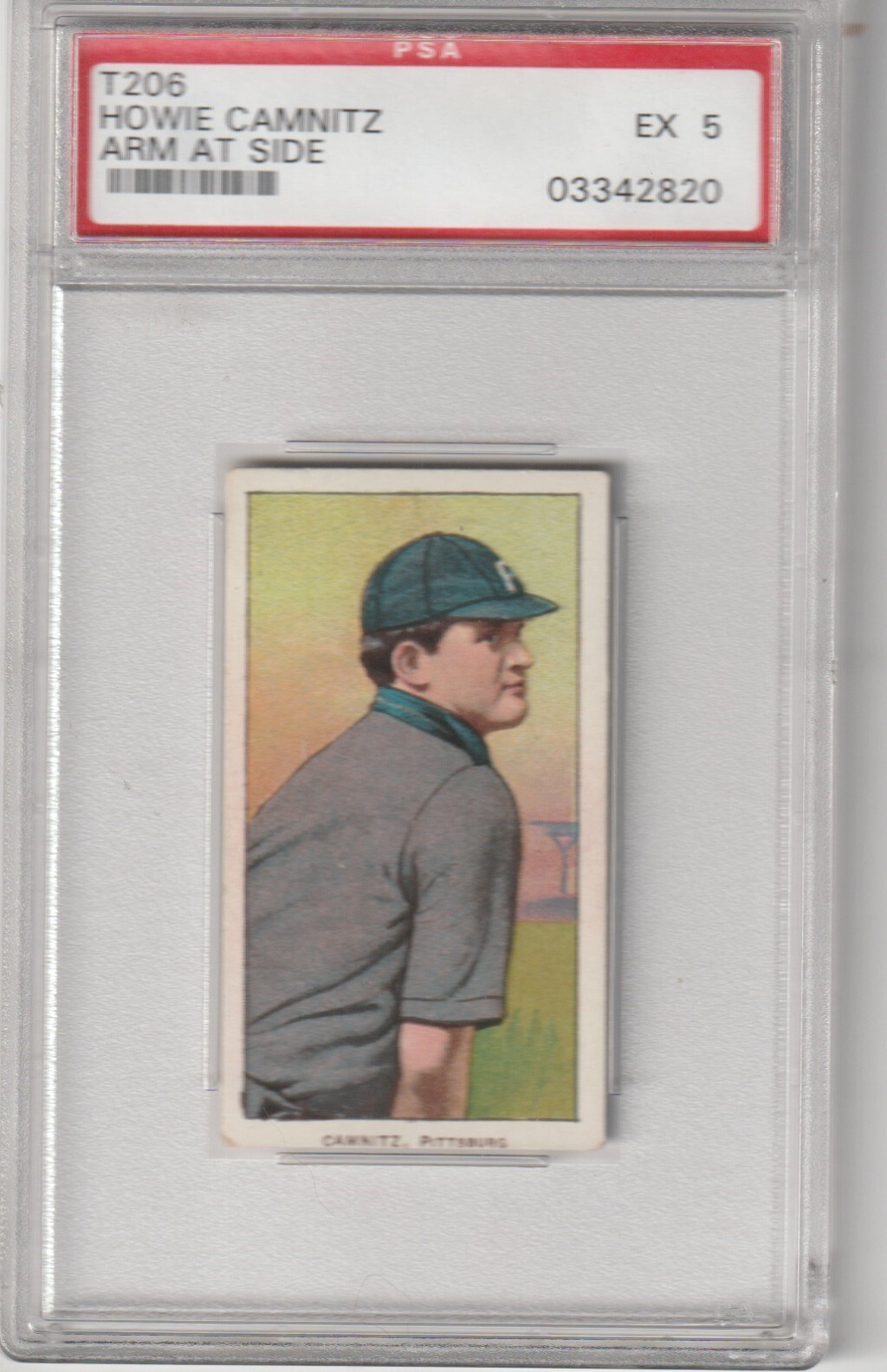 T206 Piedmont Howie Camnitz, Arm At Side, PSA EX 5
