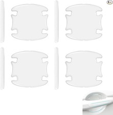 8PCS Transparent Car Door Handle Protector, Waterproof Anti-Scratch Sticker for