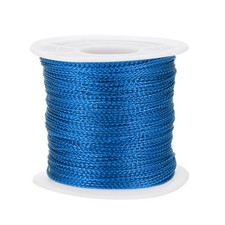 1 mm x 109 Yards Metallic Tinsel Cord Rope Blue Cord Wrapping Ribbon