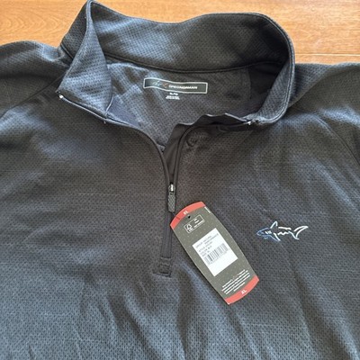 NWT Men s Greg Norman XL 1/4 zip pullover NWT Black