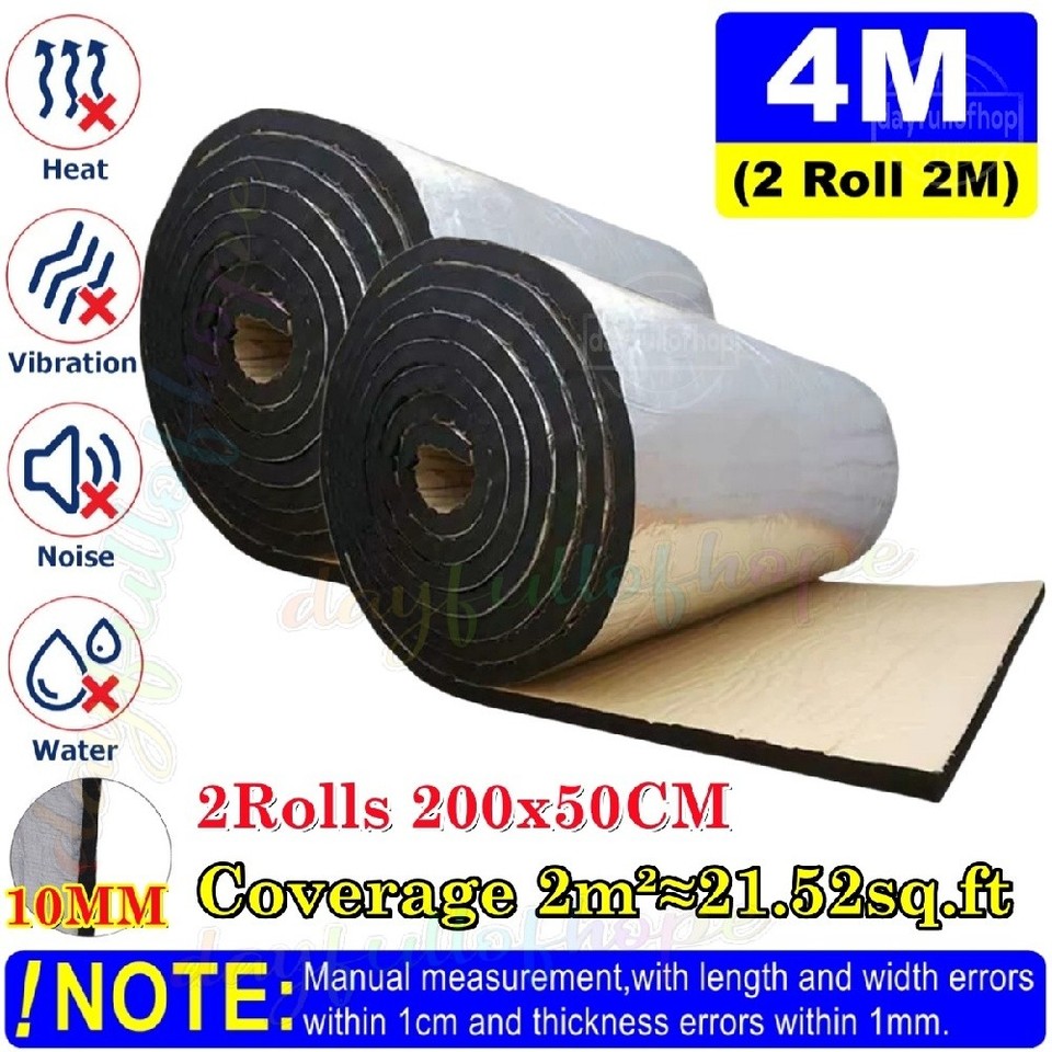 Wrpc 50M Camper Van Insulation Thermal Thermo Liner Foil Foam Sound Proofing ...