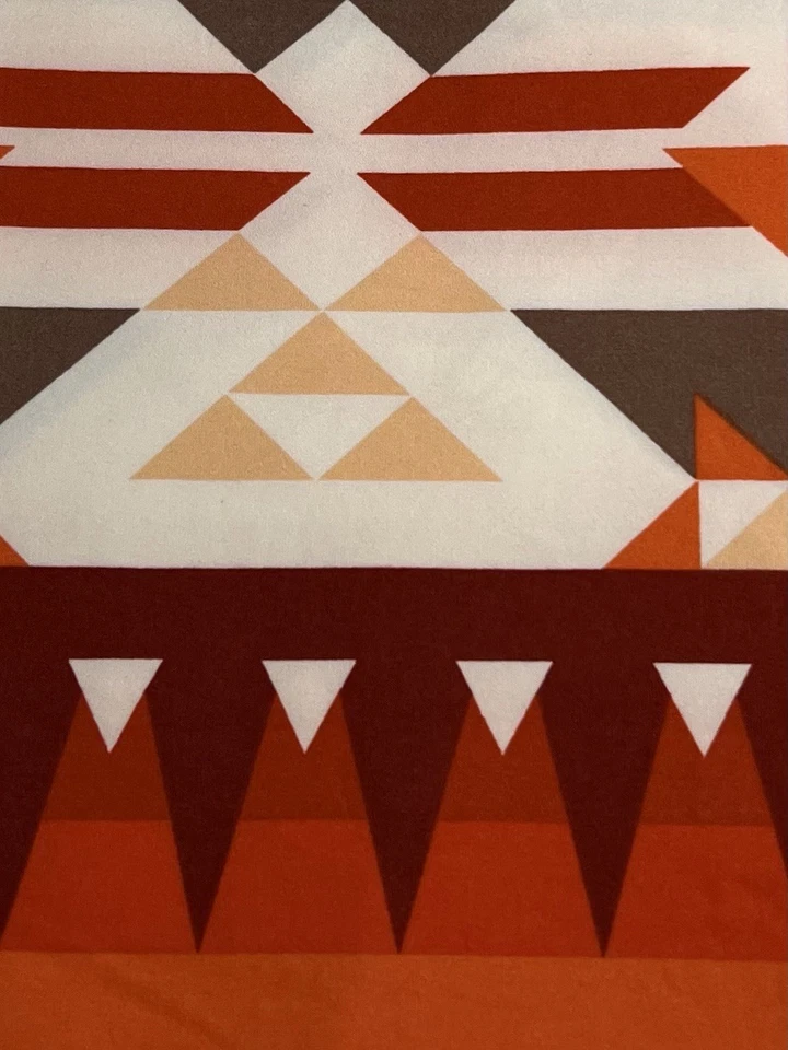 Leggings LuLaRoe TC Alto Curvilíneo OTOÑO MARRÓN NARANJA Chevron AZTEC Suroeste Foto 2 de 4