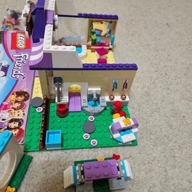 LEGO FRIENDS: Heartlake Puppy Daycare (41124) and Mia's Roadster 41091 Used