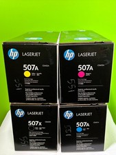 Genuine HP 507A Black Cyan Magenta Yellow Toner Set CE400X CE401A CE402A CE403A