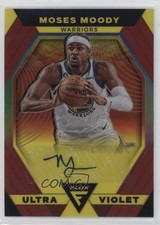2022-23 Panini Flux Ultraviolet Signatures Red Prizm /49 Moses Moody Auto 1pe9