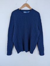 Polo Ralph Lauren Cable Knit Cashmere Sweater - Navy