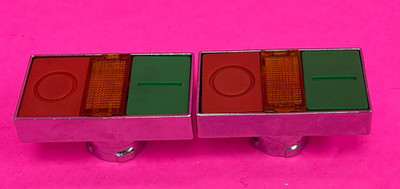 C&S Electric RB2-BW9 Double-Headed Push Button Operating Head [Lot of 2]