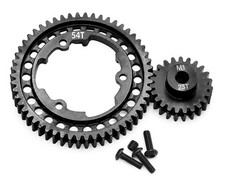 Steel Spur Pinion Gear Set 54T 23T MOD1 for E-Revo 2.0, Maxx X-Maxx