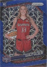 2025 Panini Prizm WNBA - Rookie Variation Lucy Olsen #145 Blue Velocity Prizm...