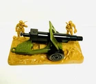 VINTAGE 1977 Matchbox MB-32 Field Gun Lesney Superfast Base Soldiers Toy Cannon