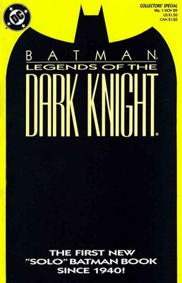 Batman: Legends of the Dark Knight #1A FN; DC | Yellow Cover - w/Bag+Board