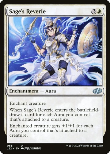 MTG - Sage's Reverie - J22 058 - Jumpstart 2022 - Magic