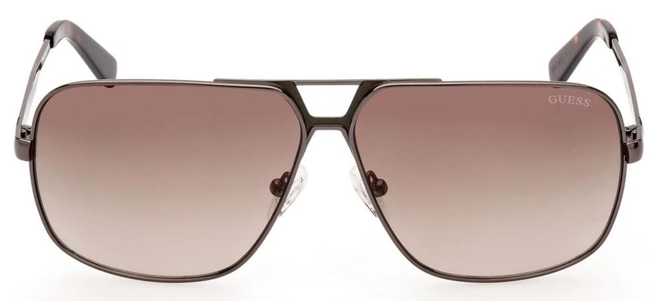 Lunettes de Soleil Guess GU00070 ANTHRACITE HAVANA/BROWN SHADED 61/11/140 homme - Photo 2/3
