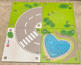 LEGO Friends Playmat Building Set 41098 95 pcs 2-in-1 Baseplates Complete