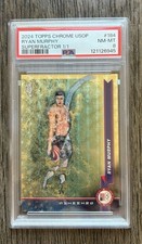 Marketplace image: 2024 Topps chrome USOP #184 Ryan Murphy SUPERFRACTOR 1/1 PSA 8 Olympic Rare